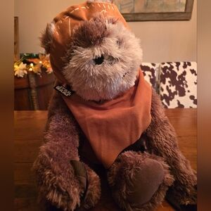 RARE Disney Parks Star Wars Wicket the Ewok Backpack Buddies Plush 24”